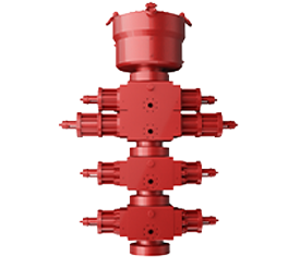 13 5/8-15000PSI<br>高抗硫防噴器組<br>（2FZ35-105閘板防噴器、FH35-70/105環(huán)形防噴器）
